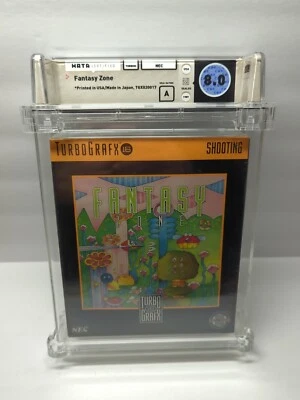 Fantasy Zone TurboGrafx-16 Brand New  Factory Sealed! WATA GRADED A 8.0 - Image 1 of 4