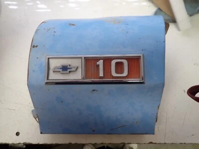 Nice Original 1962 1963 1964 1965 Chevrolet Pickup Behind Hood C10 Fender Panel - Image 1 of 4