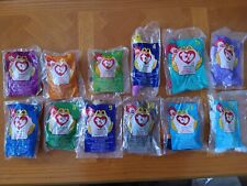 1998 McDonalds TY Teenie Beanie Babies - Complete Set Of 12 - Sealed