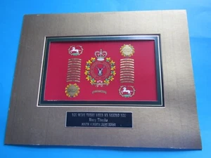 South Alberta Light Horse Guidon based official award "You Were There When We... - Afbeelding 1 van 8