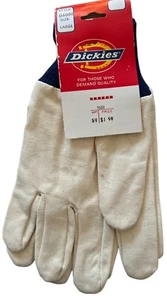 Dickies Cotton Canvas Multi-Purpose & Garden Gloves w/ Knit Wrist 1 Pair Large - Picture 1 of 5