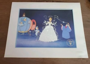 "Cinderella" Exclusive Commemorative Lithograph 1995 (11â x 14") some stains - Picture 1 of 4