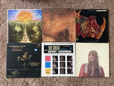 Lot Of 6 Rock/jazz/pop Vinyl Records - Image 1 of 2