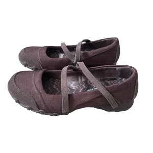 Zapatos Skechers Bikers Get Up Mary Jane planos correa de gancho y bucle borgoña Reino Unido 4,5 - Imagen 1 de 9