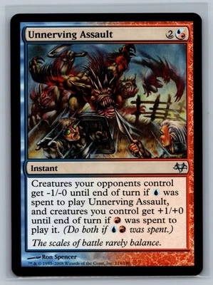 Magic The Gathering Eventide Unnerving Assault #114/180 MTG TCG CCG - Image 1 of 2