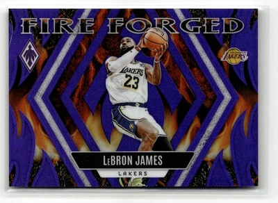 2023-24 Panini Phoenix #6 LeBron James Fire Forged Purple #/75 - Image 1 of 2