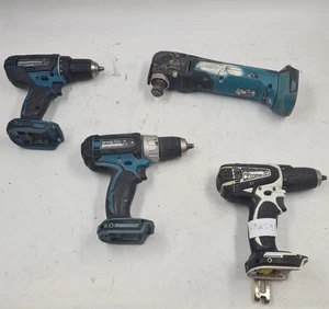 LOT OF 4 Makita Cordless Power Tools - Used, BDF456, BDF452, DTM51, DDF482 - Picture 1 of 19
