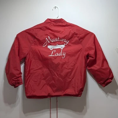 Винтажный Mustang леди ветровка Ford Mustang красный размер L - Изображение 1 из 4