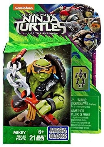 Mega Bloks Teenage Mutant Ninja Turtles Out of the Shadows Mikey Set DPW17 [Pira Foto 1 de 1