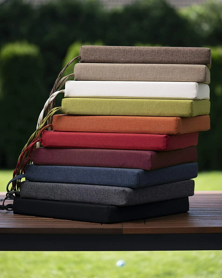 4er Set Stuhlkissen 40x40cm Stuhlauflage Polsterauflage Sitzauflage Sitzkissen - Bild 1 von 1