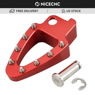 Punta de placa de paso de pedal de freno ampliado NICECNC para Honda XR650L 1993-2023 2024 2025 Foto 1 de 4