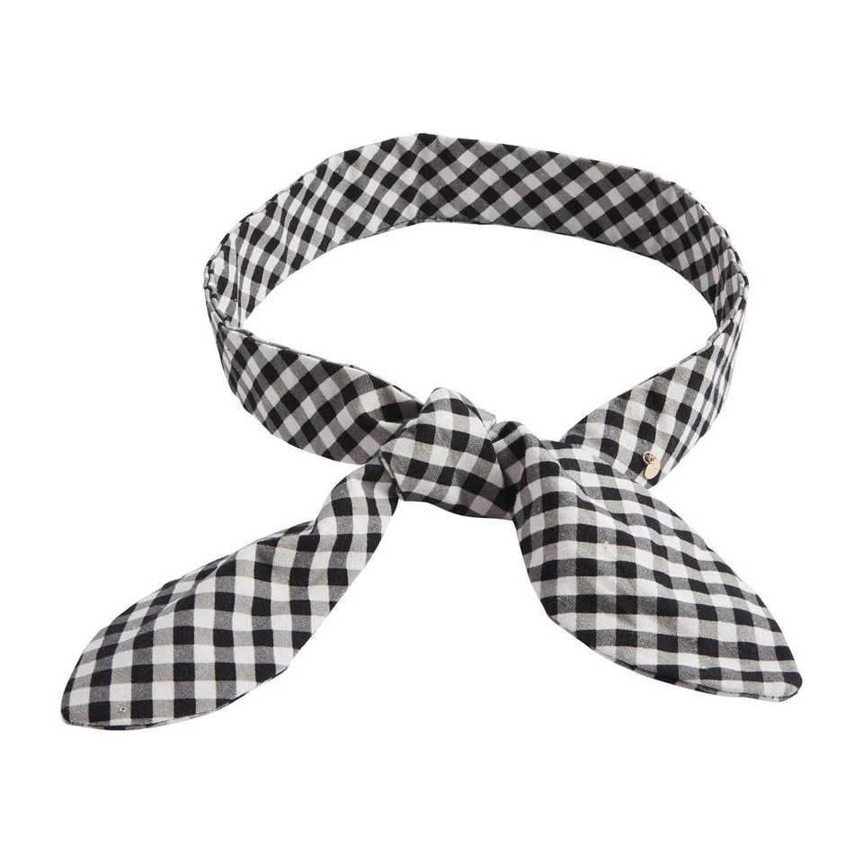 Cinturón de moño Mud Pie tejido de algodón blanco y negro para mujer elige talla: S/M o M/L nuevo Foto 1 de 1