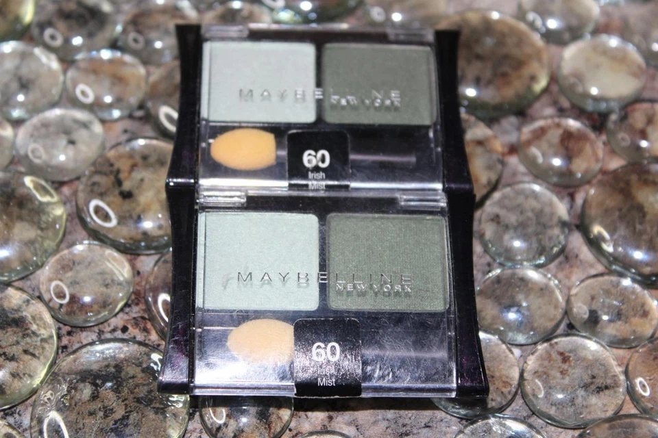Lote de 2 sombras de ojos Maybelline ExpertWear #60 IRISH MIST descontinuadas y raras Foto 1 de 1