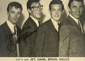 The Shadows: Jet Harris - Clip de prensa autógrafo firmado (Cliff Richard) - Imagen 1 de 4