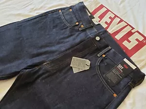 LEVI'S 501 Shrink-to-Fit Raw SELVEDGE "Daffodils" LVC style Men's Jeans 34 x 34 - Picture 1 of 6