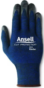 CLEARANCE: Ansell 97-505 Cut Resistant Coated Gloves, A4 Cut Level, Nitrile, S - Picture 1 of 6