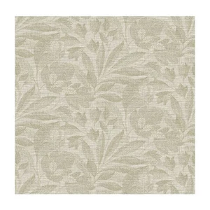Lei Neutral Etched Neutral Leaves Wallpaper 2971-86150 A Streets Prints Brewster - Picture 1 of 2