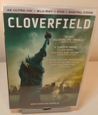 Cloverfield (4K + Blu-ray + DVD + Digital) NEW (Sealed) - Shipping w/Tracking - Image 1 of 4