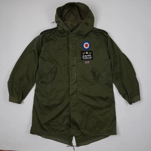 RARE 50s vintage M51 US Army Fishtail Parka 1st pattern heavy cotton TALON liner - Picture 1 of 22