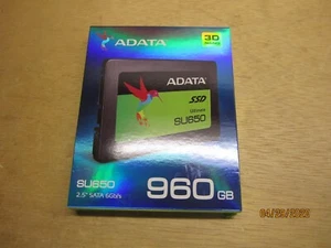 ADATA SU650 960GB 3D-NAND 2.5" SSD ASU650SS-960GT-C SOLID STATE DRIVE NOT 1TB - Picture 1 of 1
