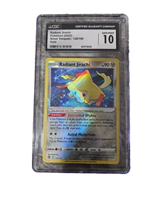 CGC Gem mint 10 2022 Silver Tempest holo Radiant Jirachi 120/195 - Picture 1 of 2