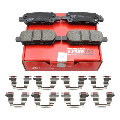 TRW Pro Rear Ceramic Brake Pad Set For Infiniti EX35 G37 Nissan Altima Sentra - Image 1 of 4