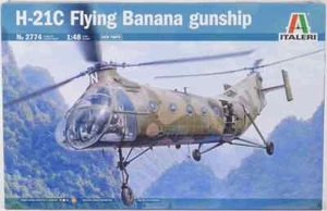 h-21c flying banana gunship italeri scala 1:48 cod. 2774 - Foto 1 di 8