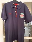 Liverpool FC Polo Top Mens Polo Shirt S Navy Official club Shop New With Tags