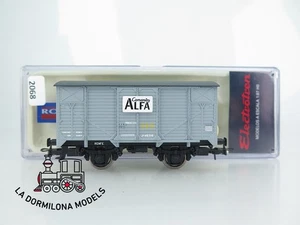 MT2068 H0 =DC ELECTROTREN 19005 VAGON CERRADO C EMENTOS ALFA RENFE - OVP - Picture 1 of 11