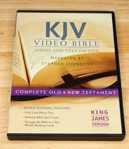 KJV Video Bible: King James Version (DVD, 2 Discs) Narrated by Stephen Johnston - Picture 1 of 3