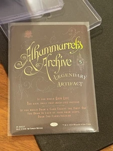 FOIL - Alhammarret's Archive - Secret Lair Encyclopedia of Magic Bonuskarte MTG - Bild 1 von 1