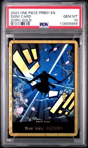Oro Zoro Don!! PSA 10 - PRB01 - El mejor - Juego de cartas coleccionables de una pieza - Imagen 1 de 2