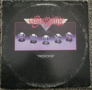 Aerosmith Rocks Vinyl LP Record 1976 JC 34165 Original Inner Sleeve Bl 34165 - Picture 1 of 4