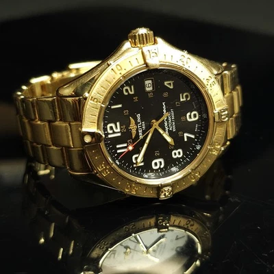 18k Breitling Colt Superocean Limited Edition 100 of 100 K10040 234.8g Gold - Image 1 of 4