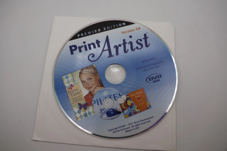 PRINT ARTIST Edición Plata Versión 24 CD-ROM Nova Desarrollo Windows- Dut's Foto 1 de 2