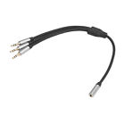 3.5mm TRRS To 3.5mm Cable Female To Male Stereo Splitter Cable For Mobile Ph SLS
