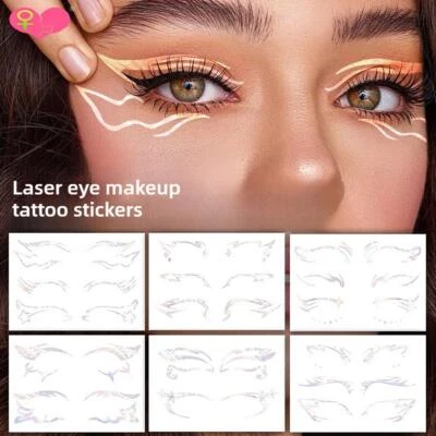 Nine Tail Fox. Eye Liner Eye Shadow Makeup Stencils Template Sticker Eye M D2P3 - Image 1 of 4