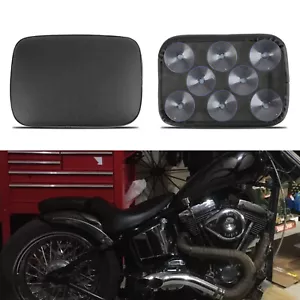 8 Suction Cup Rectangular Passenger Pad Seat For Harley Davidson Sportster 48 - Picture 1 of 12