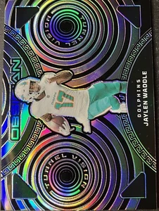2023 Panini Obsidian Electric Etch Tunnel Vision Jaylen Waddle #'D/135 - Picture 1 of 2