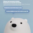 LED Night Light Cartoon White Bear Baby Pat Light USB Charging Timing JY