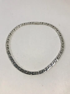 Couture Mexico .925 Sterling Disc Necklace. - Picture 1 of 9