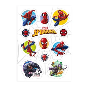 Spiderman Tortenaufleger - 14,8 x 21cm Fondant Geburtstag  - Bild 1 von 2