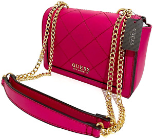 GUESS Bonaire CROSSBODY SHOULDER BAG HANDBAG Pink AUTHENTIC Brand New with Tags