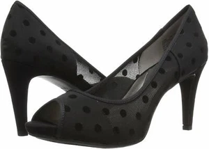 Zapatos de salón para mujer Bandolino Rainaa punta de peep talla 5M - Imagen 1 de 7