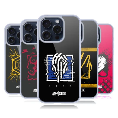 OFFICIAL TOM CLANCY'S RAINBOW SIX SIEGE ICONS GEL CASE FOR APPLE iPHONE PHONES - Image 1 of 4