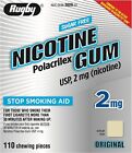 Rugby Nicotine Gum 2mg Uncoated Original 2 box 220 pieces