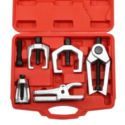 5x Front End Service Tool Kit Ball Joint Tie Rod Set Pitman Arm Puller Remover