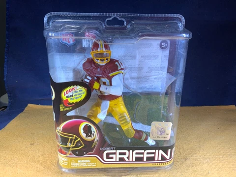 V8-2 NFL ACTION FIGURE - ROBERT GRIFFIN III - WASHINGTON - NIB - McFARLANE TOYS Cover