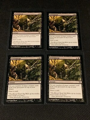 Magic The Gathering Dark Ascension Gravepurge x4 Foto 1 de 4