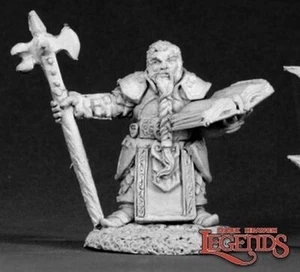 Reaper Dark Heaven Metal 02601 DWARF CLERIC, GRAYRUNE New Loose - Picture 1 of 1